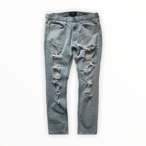Pacsun Ripped Skinny Light Wash Men Jeans